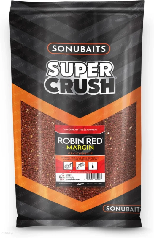 Zanęta Sonubaits Supercrush - Robin Red Margin Mix - 2kg Szybka wysyłka