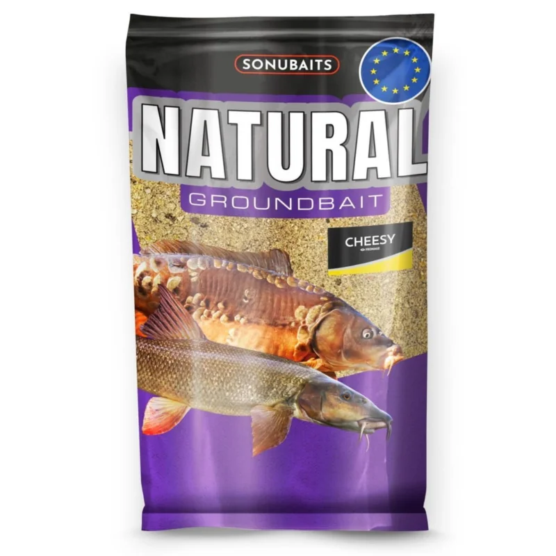 Premium Zanęta Sonubaits Natural Groundbait 1kg - Cheesy
