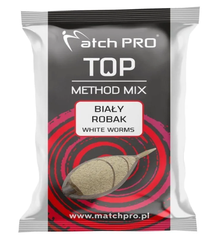 Zanęta MatchPro MethodMix Biały Robak 700g Nie przegap