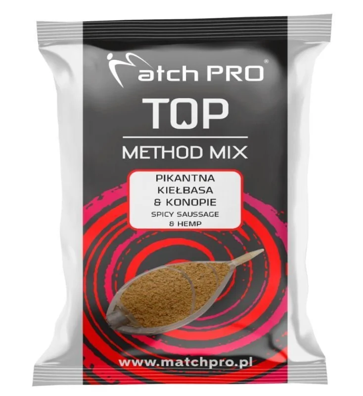 Zanęta MatchPro MethodMix Pikantna Kiełbasa & Konopie 700g Wyprzedaż