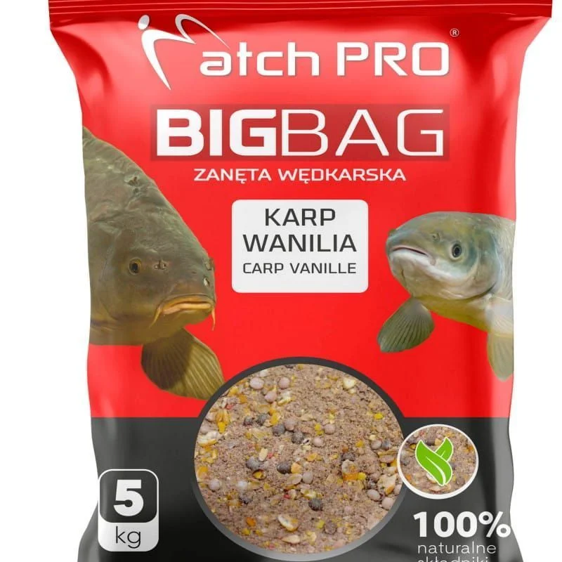 Szybka dostawa Zanęta MatchPro Big Bag Karp Wanilia 5kg