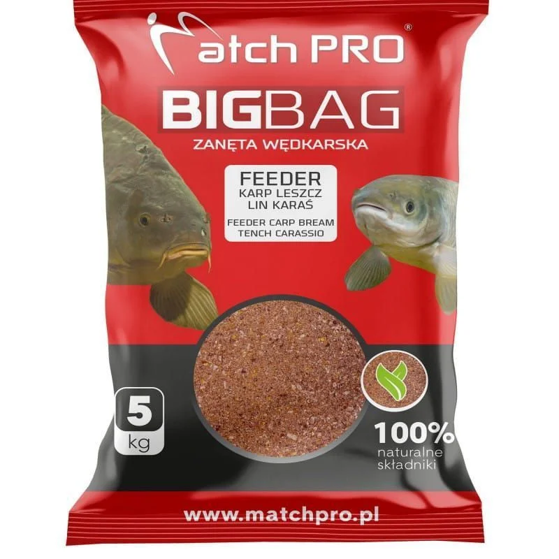 Zanęta MatchPro Big Bag Karp, Leszcz, Lin, Karaś 5kg Bezpieczne zakupy