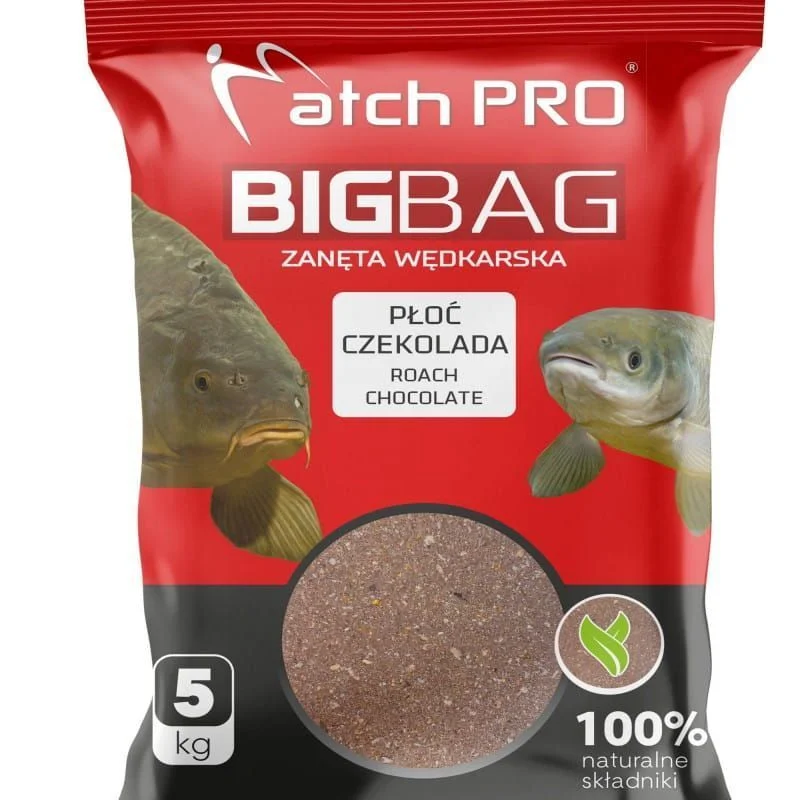 Zanęta MatchPro Big Bag Płoć Czekolada 5kg Wysoka jakość