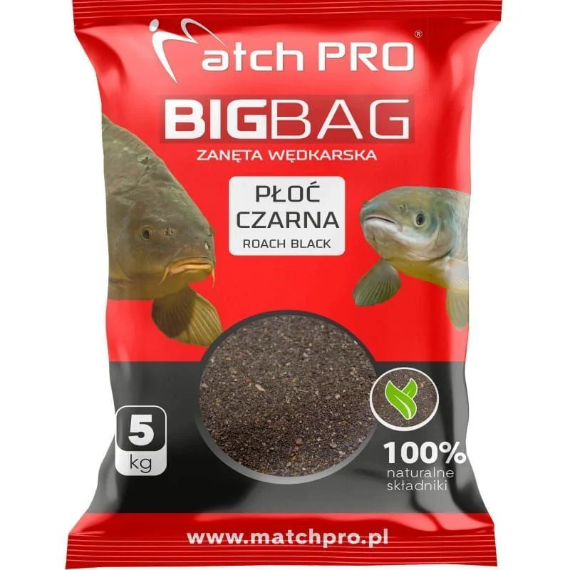 Kup online Zanęta MatchPro Big Bag Płoć Czarna 5kg