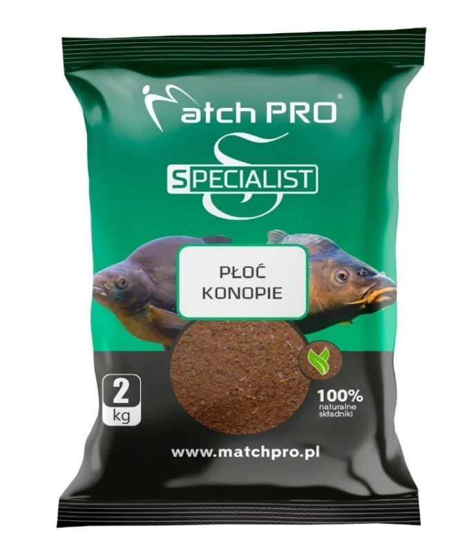 Zanęta MatchPro Specialist Płoć Konopie 2kg Bezpieczna płatność