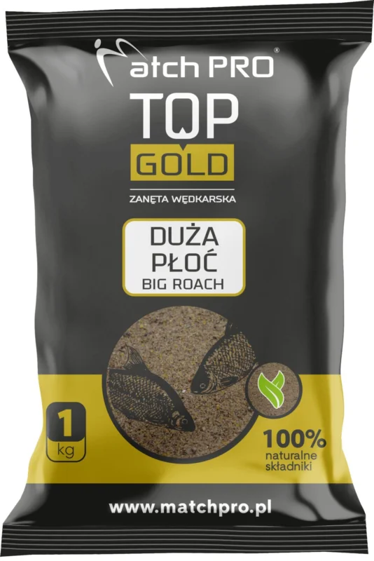 Zanęta MatchPro Top Gold Duża Płoć 1kg Wybór klientów