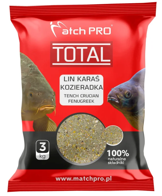 Zanęta MatchPro Total Lin, Karaś Kozieradka 3kg Premium