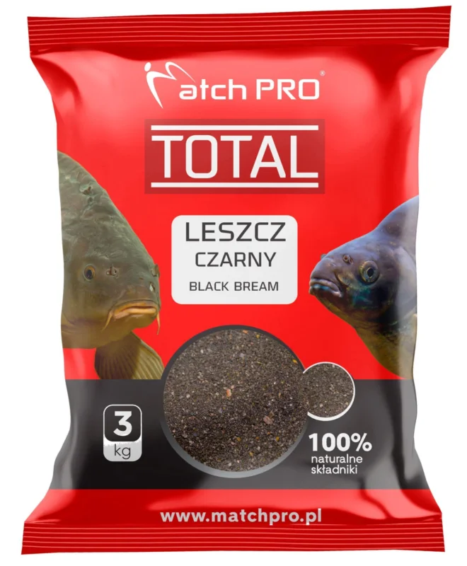 Szybka wysyłka Zanęta MatchPro Total Leszcz Czarny 3kg