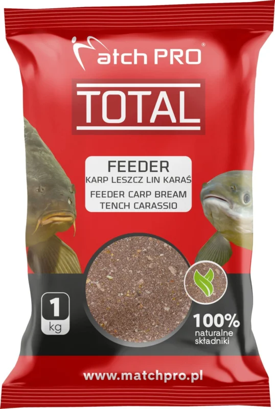 Łatwy zwrot Zanęta MatchPro Total Feeder Karp, Leszcz, Lin 1kg