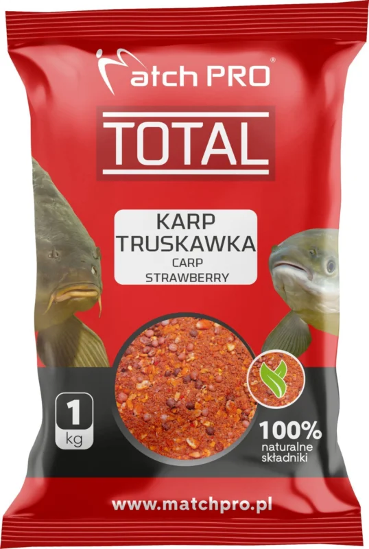 Taniej Zanęta MatchPro Total Karp Truskawka 1kg