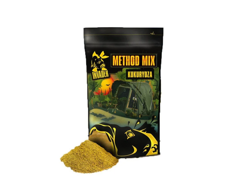Zanęta Invader Method Mix - 1 kg Kukurydza Tylko dziś