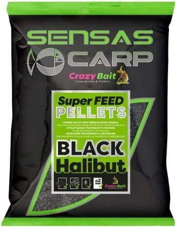 Szybka dostawa Sensas SUPER FEED PELLETS BLACK HALIBUT 2MM