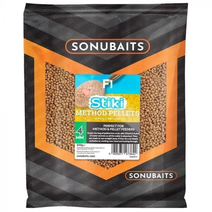 Sonubaits PELLET STIKI F1 METHOD 4mm 650g Wyprzedaż