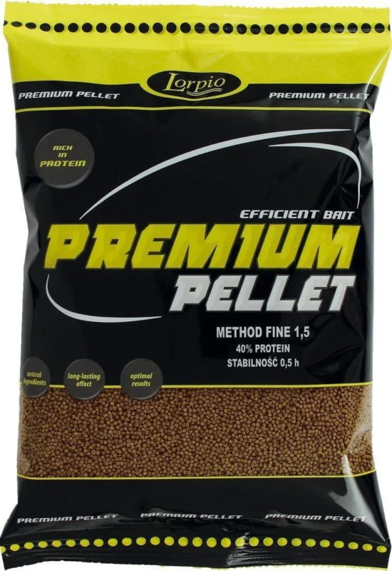 Pellet Lorpio Method Fine - 1,5mm / 700g Tani
