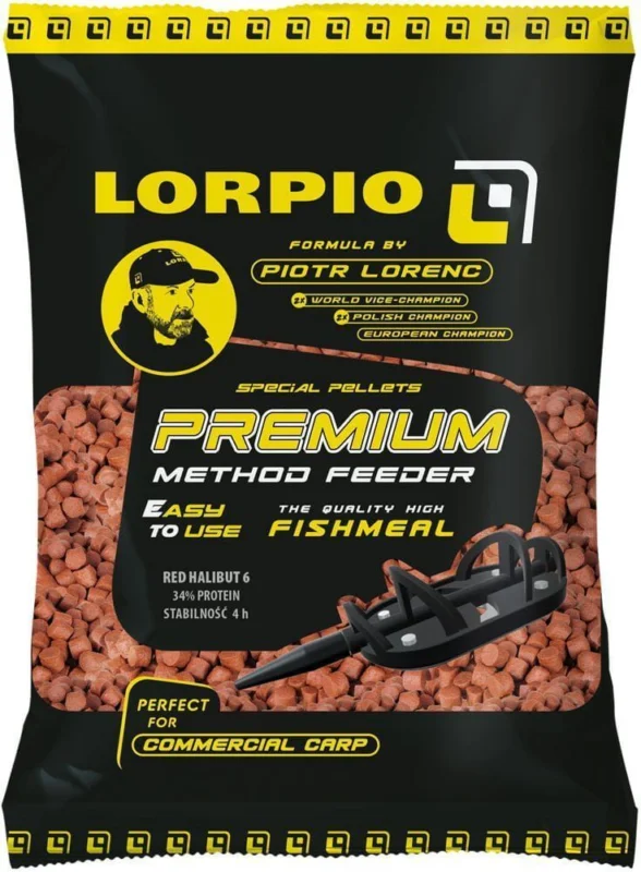 Pellet Lorpio Red Halibut 2mm / 2000g Bezpieczne zakupy