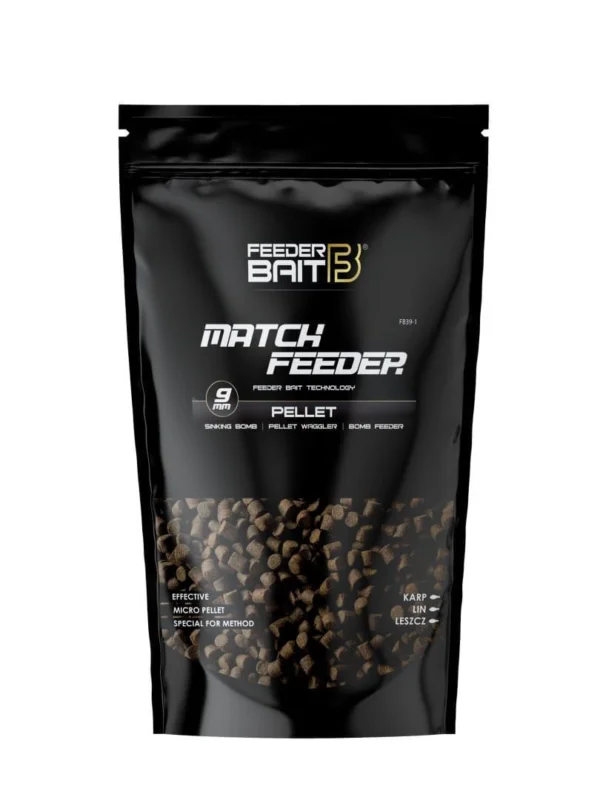 Pellet Feeder Bait Pellet Match 9mm / 800g Dostępne od ręki