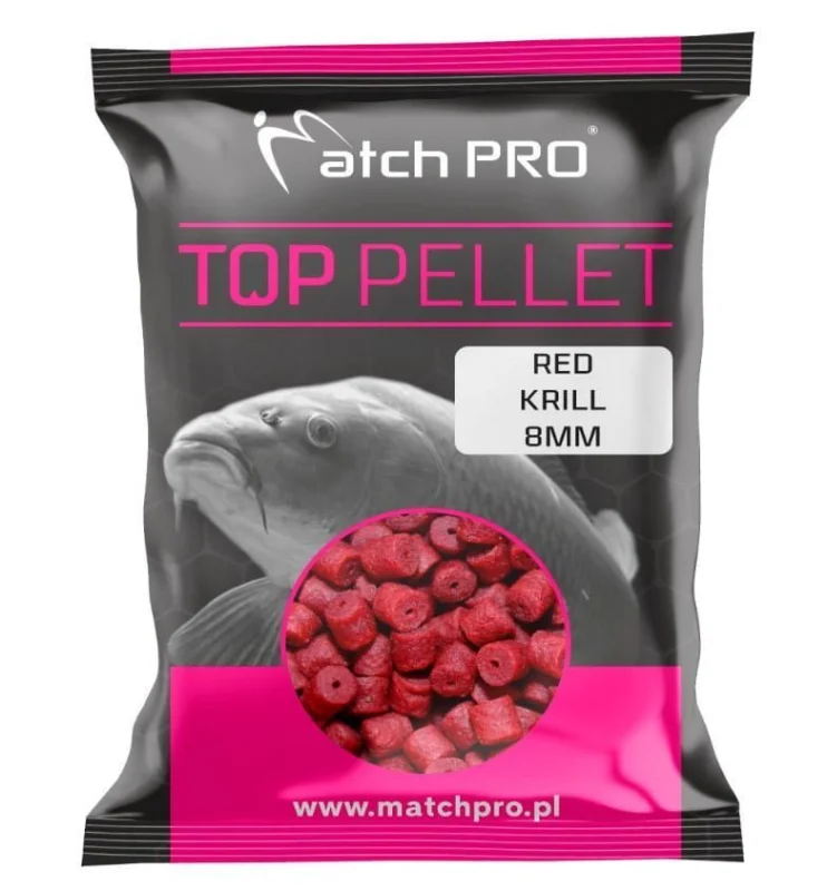 Pellet MatchPro Red Krill Drilled 8mm / 700g Zamów teraz