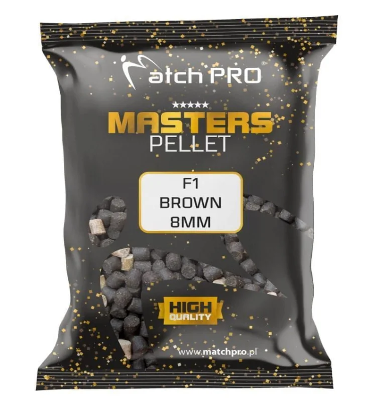 Pellet MatchPro Masters F1 Brown 8mm / 700g Szybka wysyłka