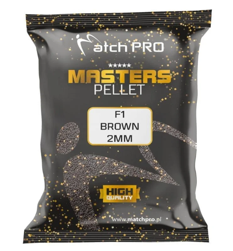 Pellet MatchPro Masters F1 Brown 2mm / 700g Ostatnia szansa