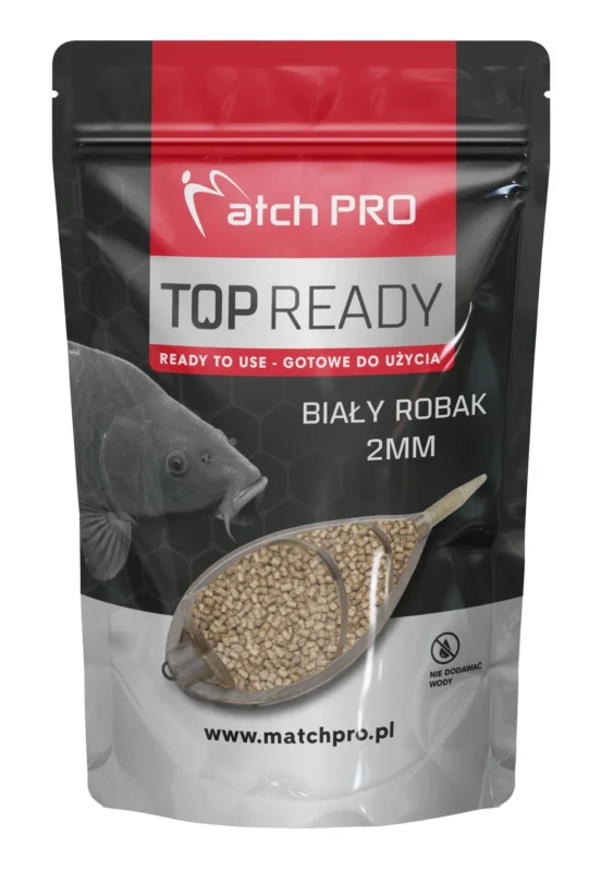 Bezpieczna płatność Pellet MatchPro Ready Pellet Duo Biały Robak 2mm / 700g