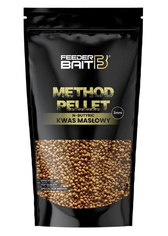 Pellet Feeder Bait 2mm / 800g - Kwas Masłowy Wysoka jakość