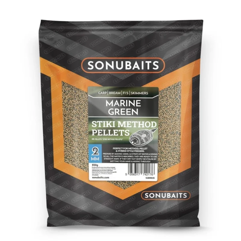 STIKI MARINE GREEN METHOD PELLETS - 2MM (650gr) Taniej