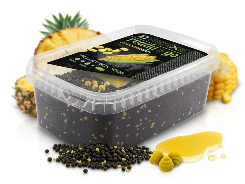 Pellet box Delphin Reaxe READY&GO, Kukurydza-Ananas/400g Kup online