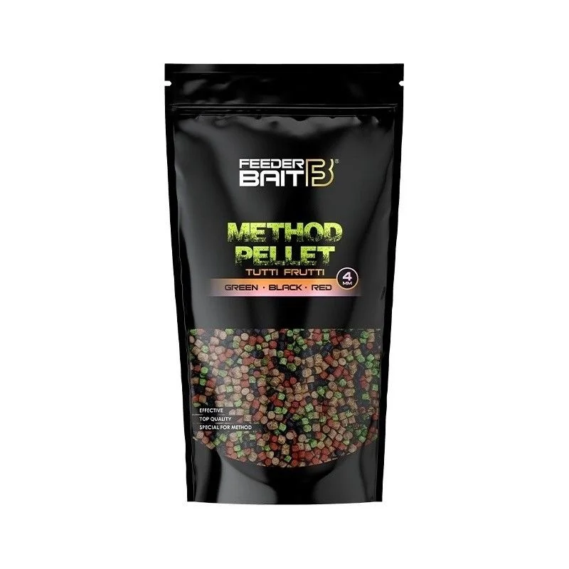 Pellet Feeder Bait Tutti Frutti Green Black Red 4mm 800g Tylko dziś