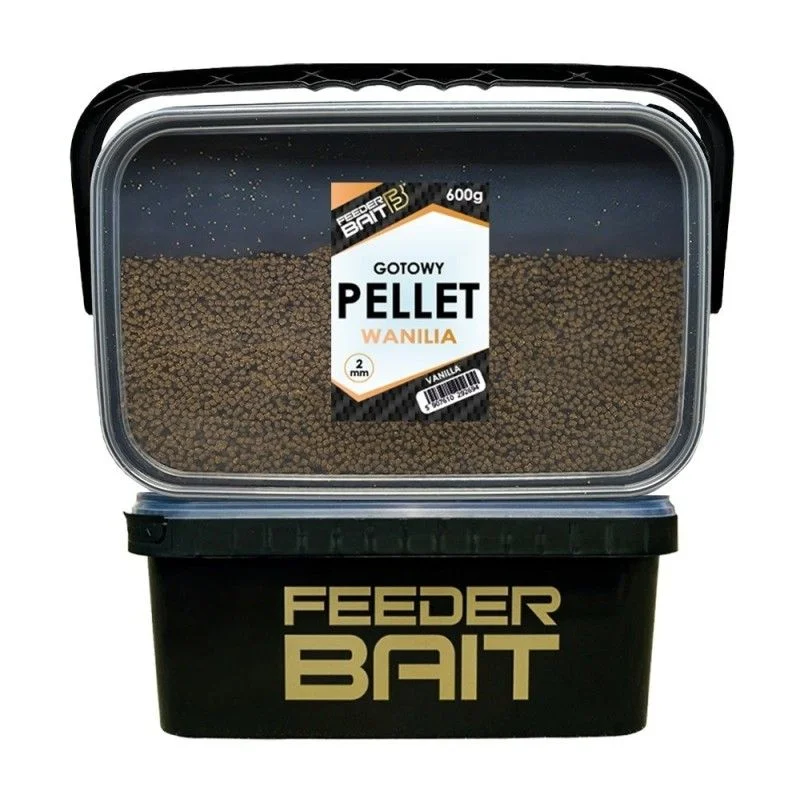 Niska cena Pellet Gotowy Feeder Bait Wanilia 2mm 600g w wiaderku