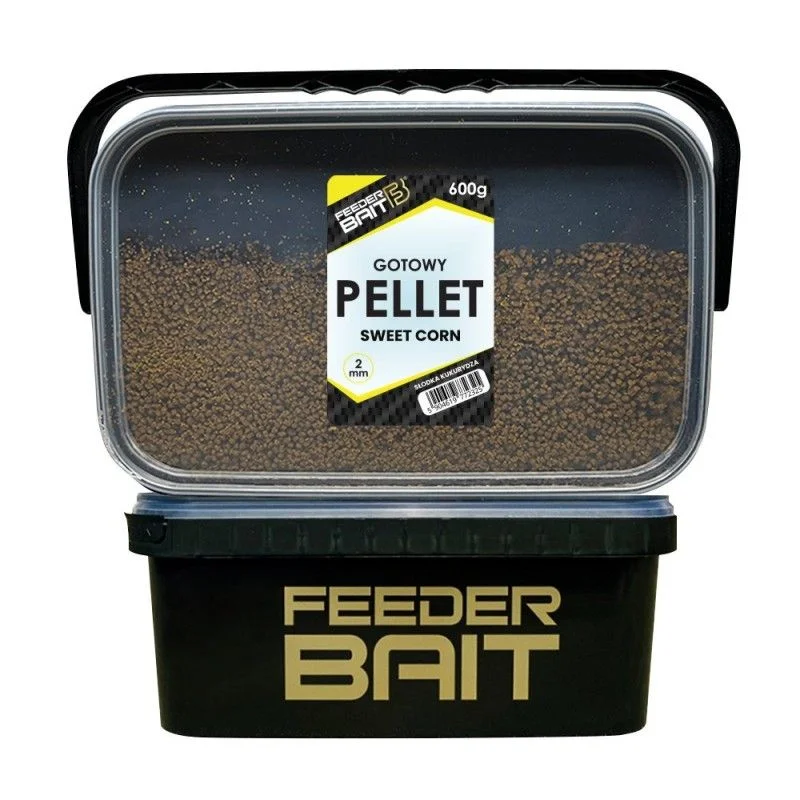Bestseller Pellet Gotowy Feeder Bait Sweet Corn 2mm 600g w wiaderku