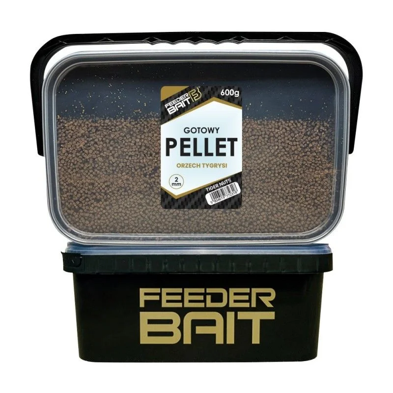 Niska cena Pellet Gotowy Feeder Bait Orzech Tygrysi 2mm 600g w wiaderku