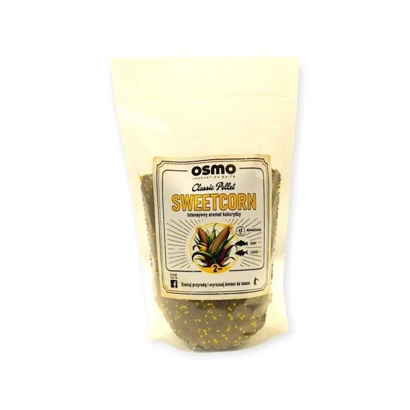 Cena promocyjna Pellet Osmo Classic Sweetcorn Słodka Kukurydza 800g