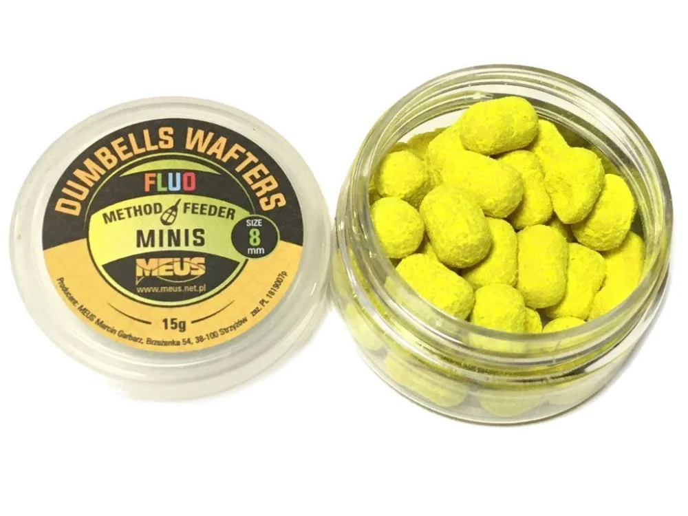 MEUS DUMBELLS FLUO WAFTRS MINIS 8mm Czekolada Orze Okazja