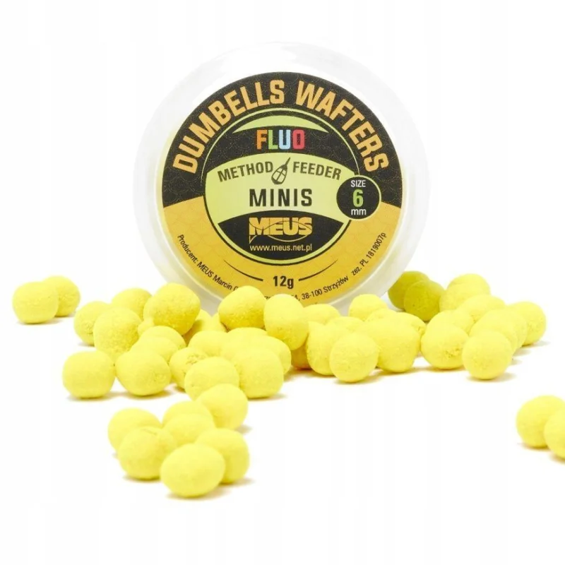 Dumbells Meus Fluo Wafters 6mm - Ananas MINIS Do wyczerpania zapasów