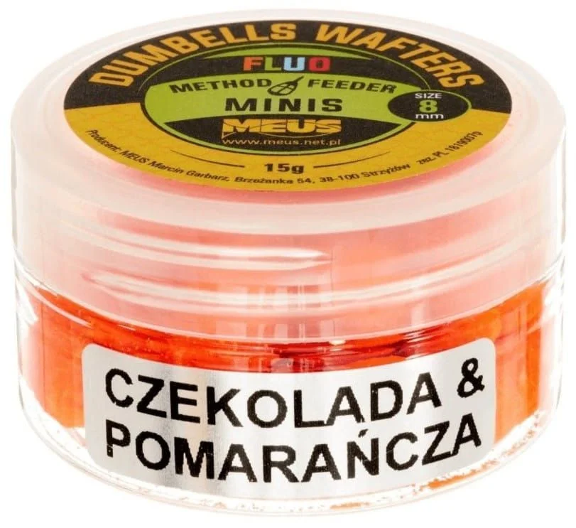 Dumbells Meus Fluo Wafters 8mm - Pomarańcza & Makrela MINIS Rabat