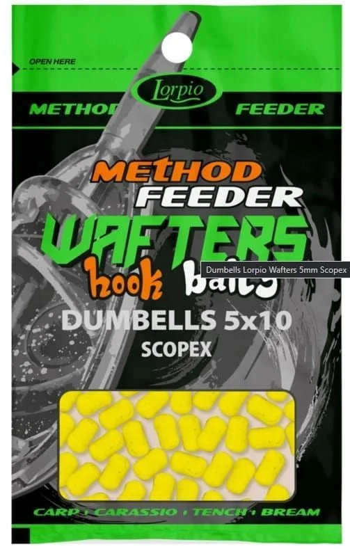 Przynęta Lorpio Hook Baits Wafters Dumbells 5x10mm Scopex 15g Darmowy zwrot