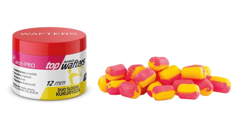 Ostatnia szansa Wafters MatchPro Top Dumbells Duo 12mm / 25g - Sweetcorn