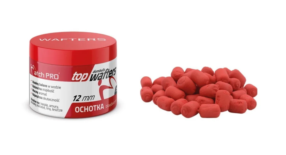 Obniżka ceny Wafters MatchPro Top Dumbells Duo 12mm / 25g - Bloodworm