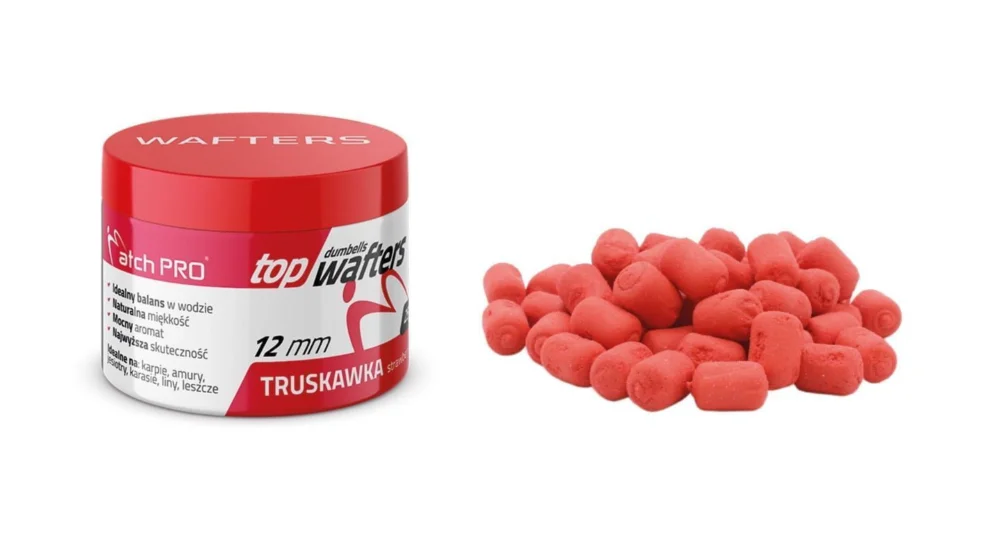 Wafters MatchPro Top Dumbells Duo 12mm / 25g - Strawberry Obniżka ceny
