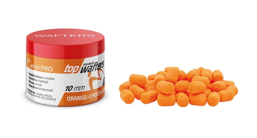 Wafters MatchPro Top Dumbells 10mm / 25g - Or-Choco Ograniczona ilość