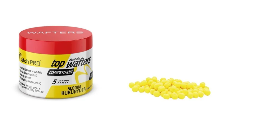 Wafters MatchPro Top Dumbells 5mm / 20g - Sweetcorn Oferta czasowa