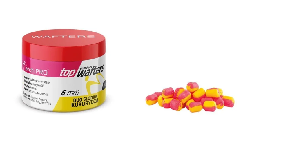 Wafters MatchPro Top Dumbells Duo 6mm / 20g - Sweetcorn Cena promocyjna