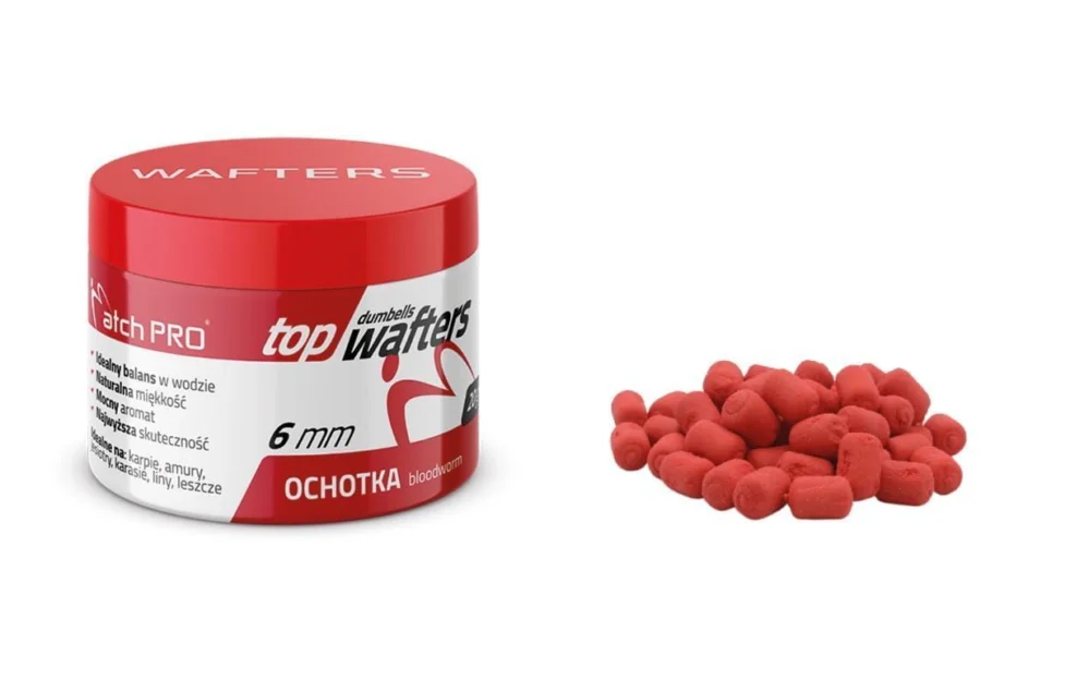 Premium Wafters MatchPro Top Dumbells 6mm / 20g - Bloodworm