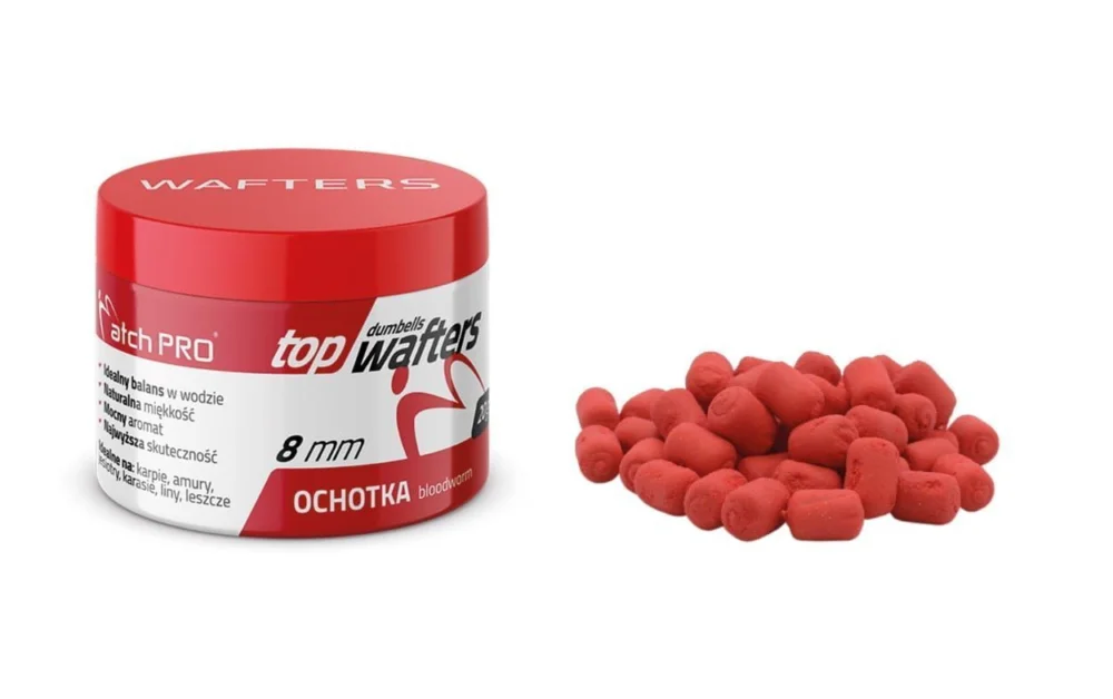Wafters MatchPro Top Dumbells 8mm / 20g - Bloodworm Kup online