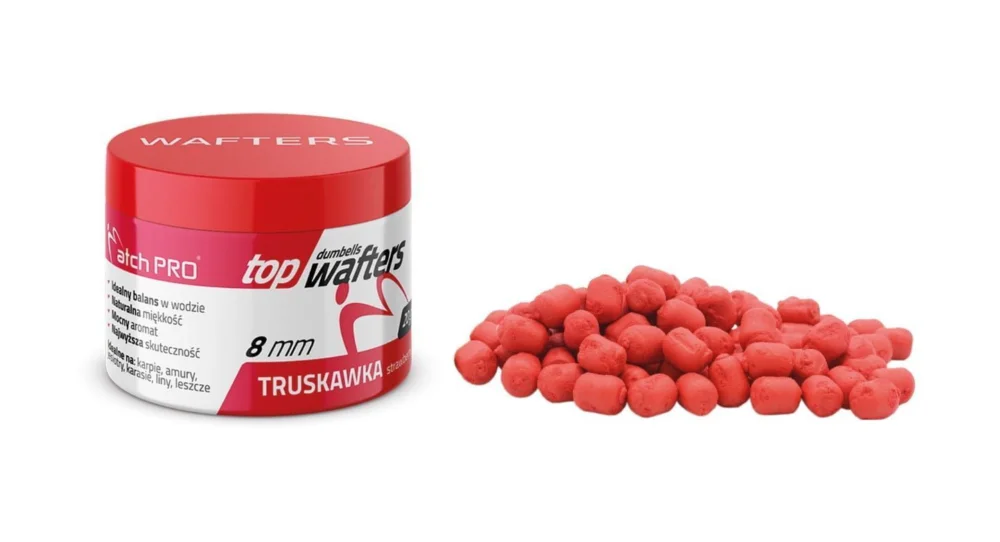 Tylko do końca tygodnia Wafters MatchPro Top Dumbells 8mm / 20g - Strawberry