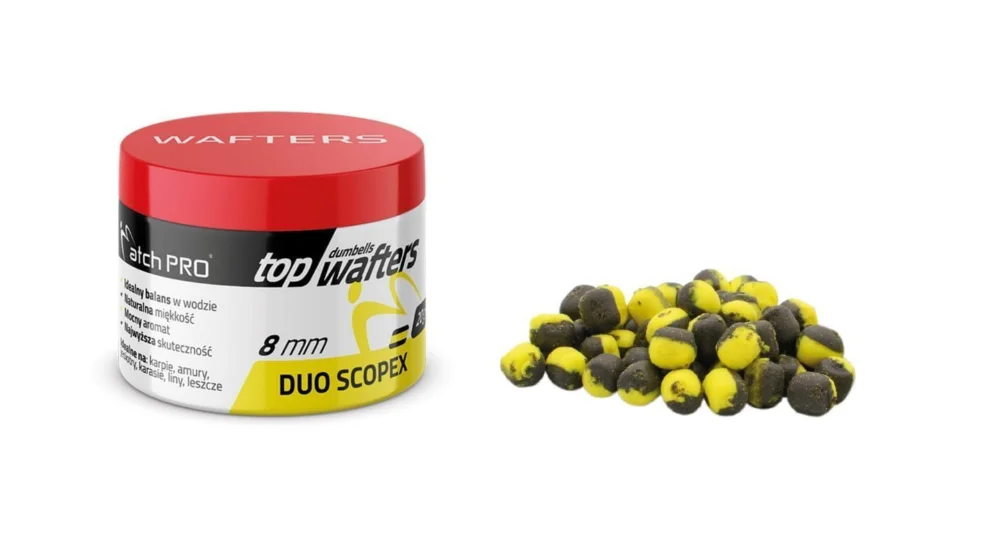 Tylko do końca tygodnia Wafters MatchPro Top Dumbells Duo 8mm / 20g - Scopex