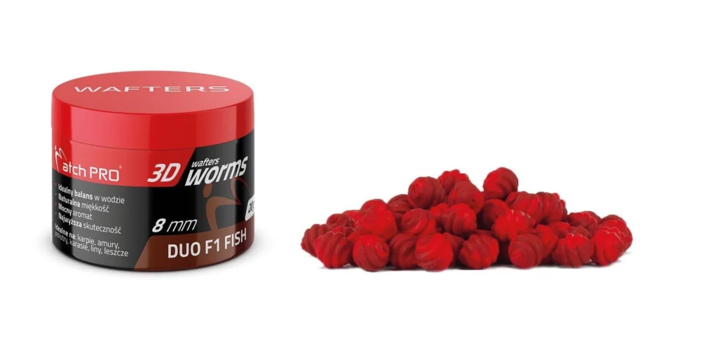 Rabat Wafters MatchPro 3D Worms Duo 8mm / 20g - F1 Fish