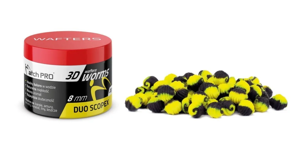 Popularny Wafters MatchPro 3D Worms Duo 8mm / 20g - Scopex
