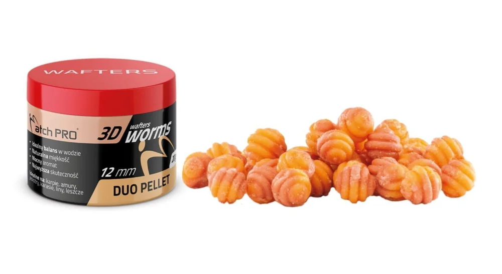 Ograniczona ilość Wafters MatchPro 3D Worms Duo 12mm / 20g - Pellet