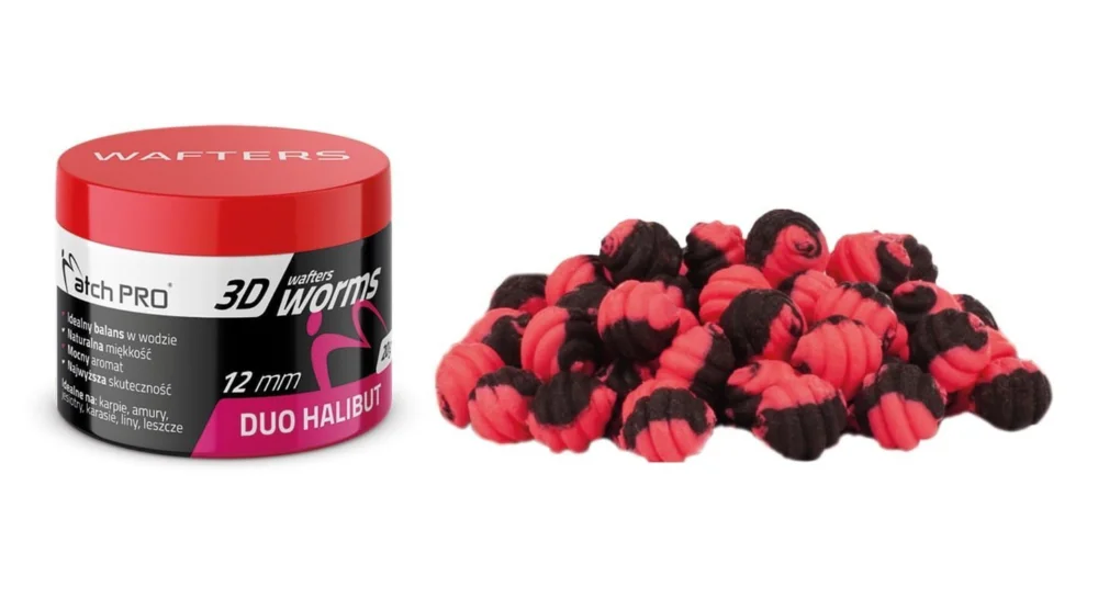 Wafters MatchPro 3D Worms Duo 12mm / 20g - Halibut Taniej